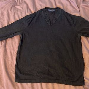 Banana Republic - Black Cashmere V-Neck Sweater